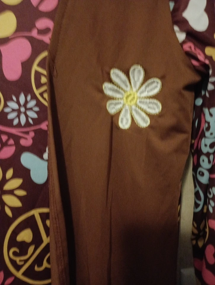 Хэллоуин костюм мира и любви хиппи хиппи женщин Sz S бахрома серьги/ожерелье  - Изображение 3 из 4