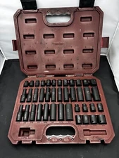 Matco Tools SBP426V NICE 3/8" Drive 42-Piece SAE & Metric 6pt Impact Socket Set