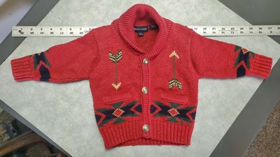 ralph lauren western cardigan