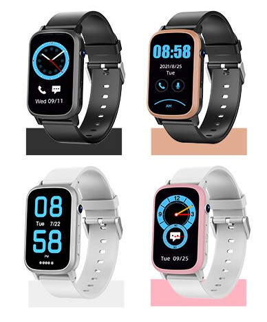 Bracelet montre GPS 4G étanche FA58 Or au design élégant avec caméra vidéo