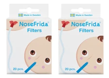 NoseFrida The Snotsucker Baby Nasal Aspirator Hygiene Filters, 40 Filters