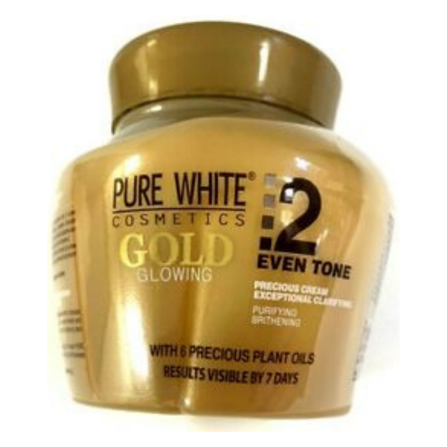 Pure White Cosmetics Gold Glowing 2 Unifier Cream 250 Ml for sale
