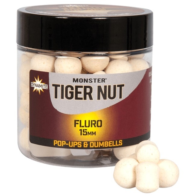 Dynamite Baits Monster Tigernut Foodbait Pop-Ups 15mm - Carp Fishing Hookbait