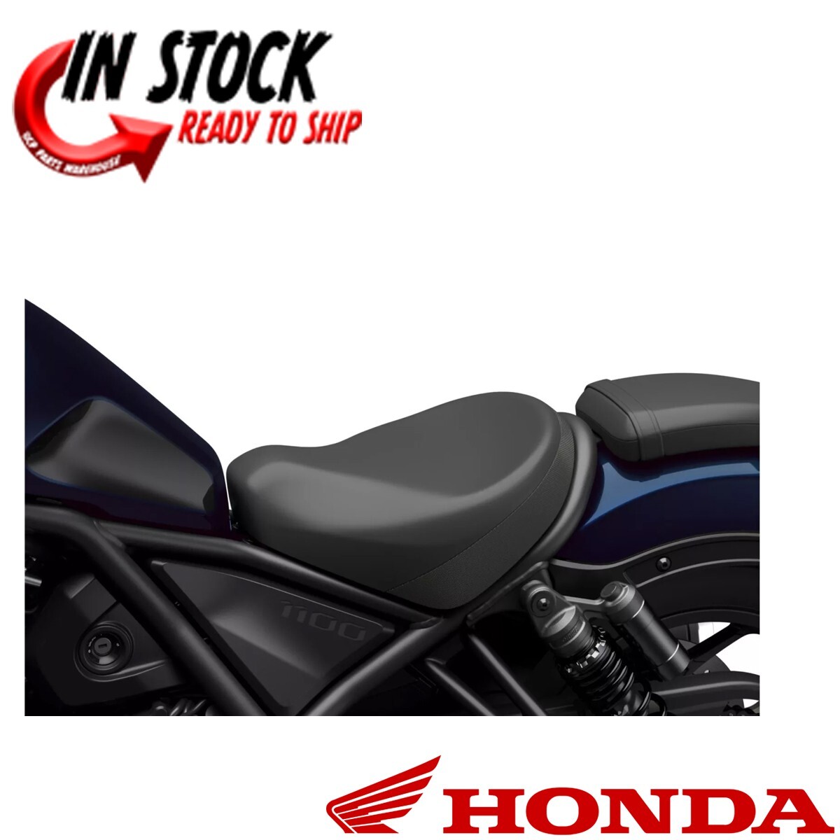 HONDA COMFORT RIDER SEAT BLACK 2025 REBEL 1100 GENUINE OEM 08R70