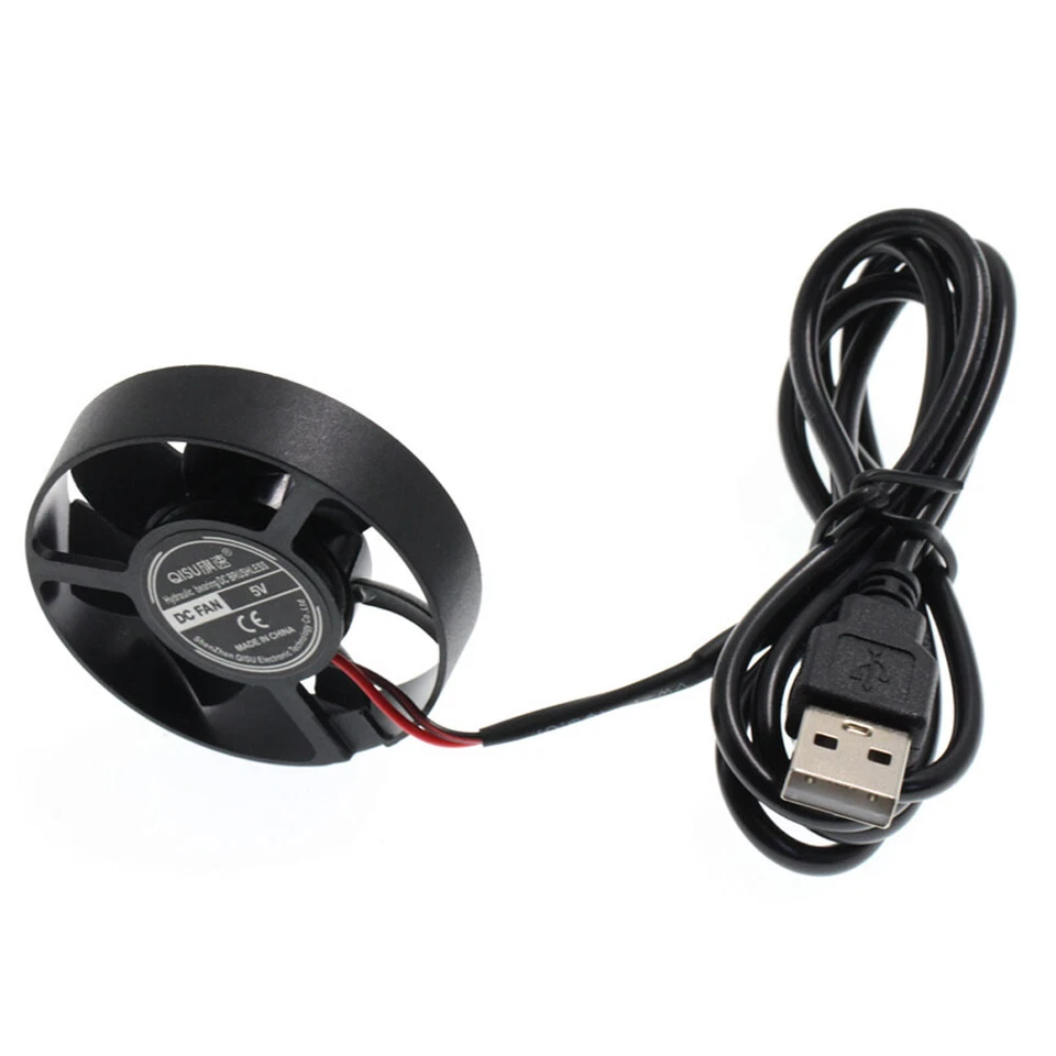 50mm USB Rund Kühler Silent Lüfter Cooling Fan DC 5V für Desktop PC Gehäuse - Bild 4 von 4