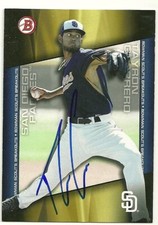 2014 Bowman TAYRON GUERRERO Signed Card autograph MARLINS PADRES RC