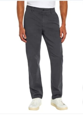 Banana Republic Men s Straight Slim Fit Chino Pant Gray Size 36 × 29  NWT