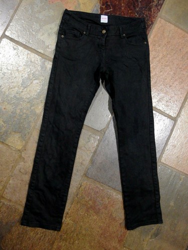 Black Denim Ladies Jeans Size 27 Waist 
