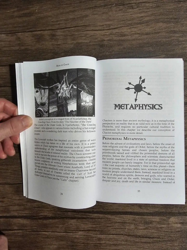 Book of Chaos by the Dark Lords Occult Magick Metaphysical Black Temple Pub - Image 3 of 4