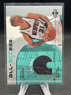 20002-03 Upper Deck - All-Access Jersey #A-SB Shane Battier (MEM)