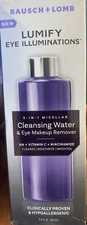 Bausch + Lomb Lumify Eye Illuminations 3 in 1 Micellar Cleansing Water 5.4 oz