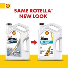 Shell Rotella T4 Triple Protection 15W-40 Diesel Engine Oil, 1 Gallon