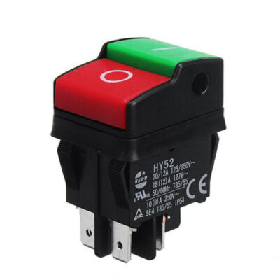 HY52 250V 12A 4Pins Elektrisch Taster Schalter für Mechanische Gerät