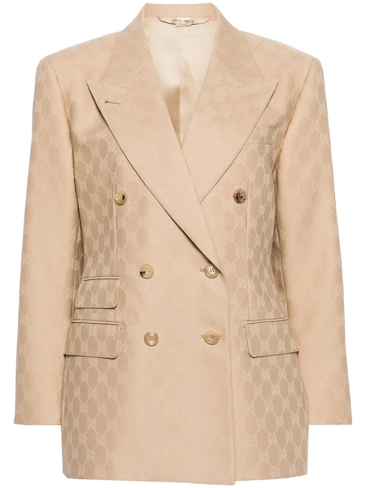 Veste blazer beige Gucci Gg NEUF AVEC ÉTIQUETTES 4 USD