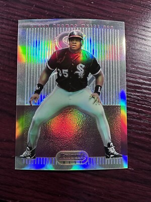 1995 Bowmans Best Frank Thomas REFRACTOR #65 Oversized card