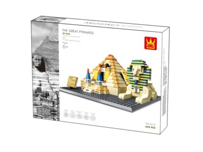 Wange 4210 Great Pyramid of Giza-Cairo,Egypt Baustein Set