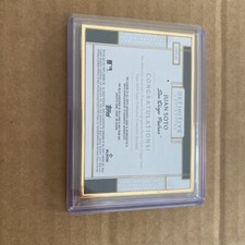 Juan Soto Frames Auto Patch 2024 Topps Definitive 1/30