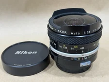Nikon MF 16mm F/2.8 Non Ai Fisheye-Nikkor Auto #275612 Wide Angle Lens - MINT