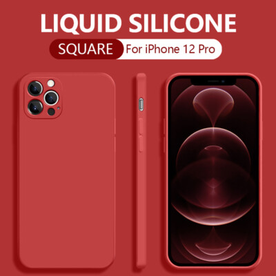 Case For iPhone 15 14 13 Pro Max 12 11 XS XR 8 ShockProof Liquid Silicone Cover