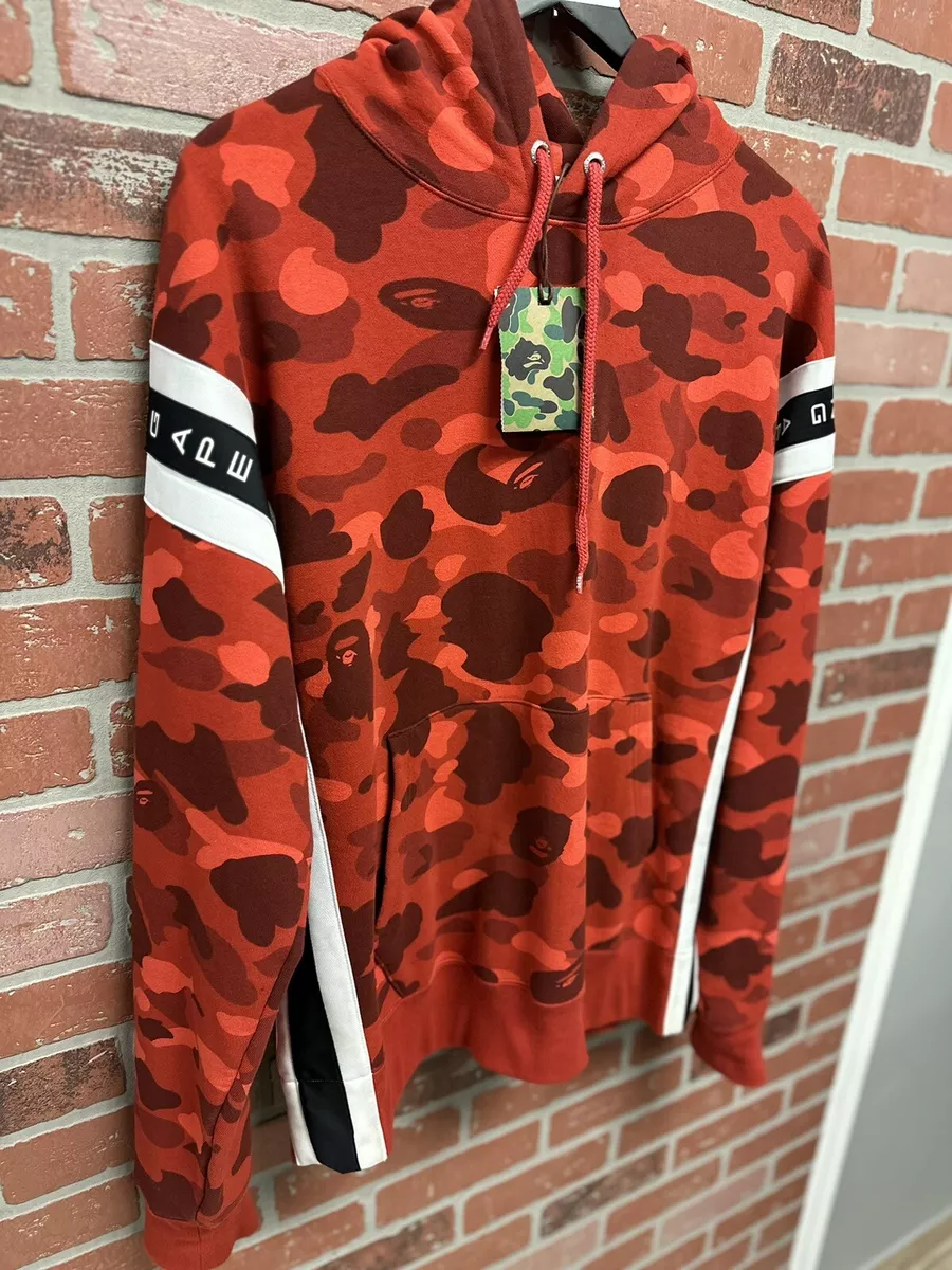 BAPE Color Camo Pullover Hoodie Red