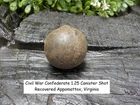 Old Rare Vintage Antique Civil War Relic Confederate Canister Shot Appomattox VA