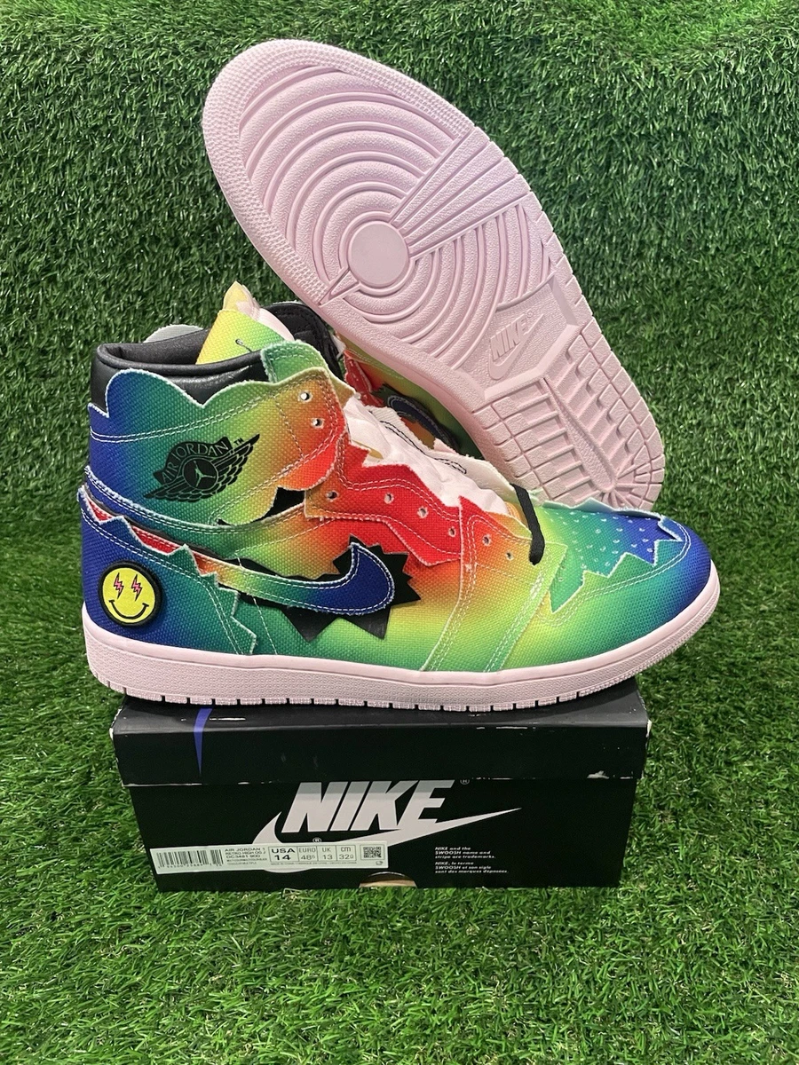 Jordan 1 Retro OG High x J Balvin Tie Dye - огромный выбор по