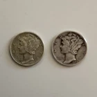 1945 Mercury Dime 10C Silver 0.9 Fineness Philadelphia Business Strike KM#140