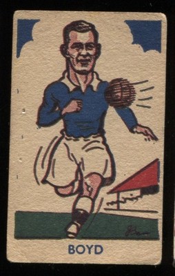 Trade Card, A&J Donaldson, Sportfavoriten, 1953, A Boyd, Dundee, #166