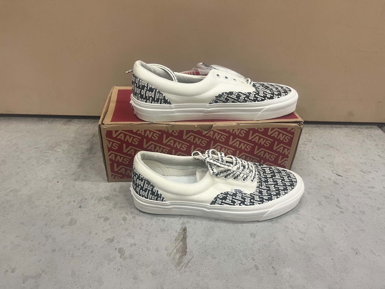 Size 10 - Fear of God x Vans Era 95 DX Collection 2 White