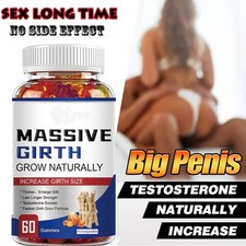 Male Enhancement Gummies Booster  Thicker Last Longer Stronger Bigger 60 Gummy
