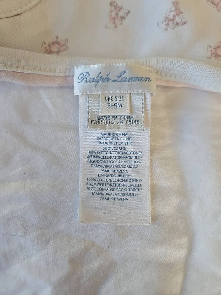 2 baberos de bebé Raulph Lauren Foto 4 de 4