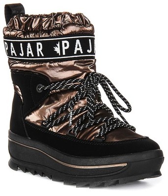 Pajar Galaxy Nylon Puffy Strap wasserdichte Damenstiefel kupferfarben UK 3   8