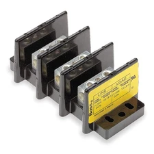 BUSSMANN 16005-4 Power Distr Block,Al/Cu,600V AC/DC 1EF39