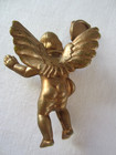 VTG  Mixed Lot of 5 CHERUB ANGEL GOLD Plastic Ornaments Music Xmas Choir Decor — photo 10