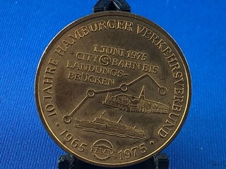 GERMANY MEDAL 1975 HAMBURG (A3/355)
