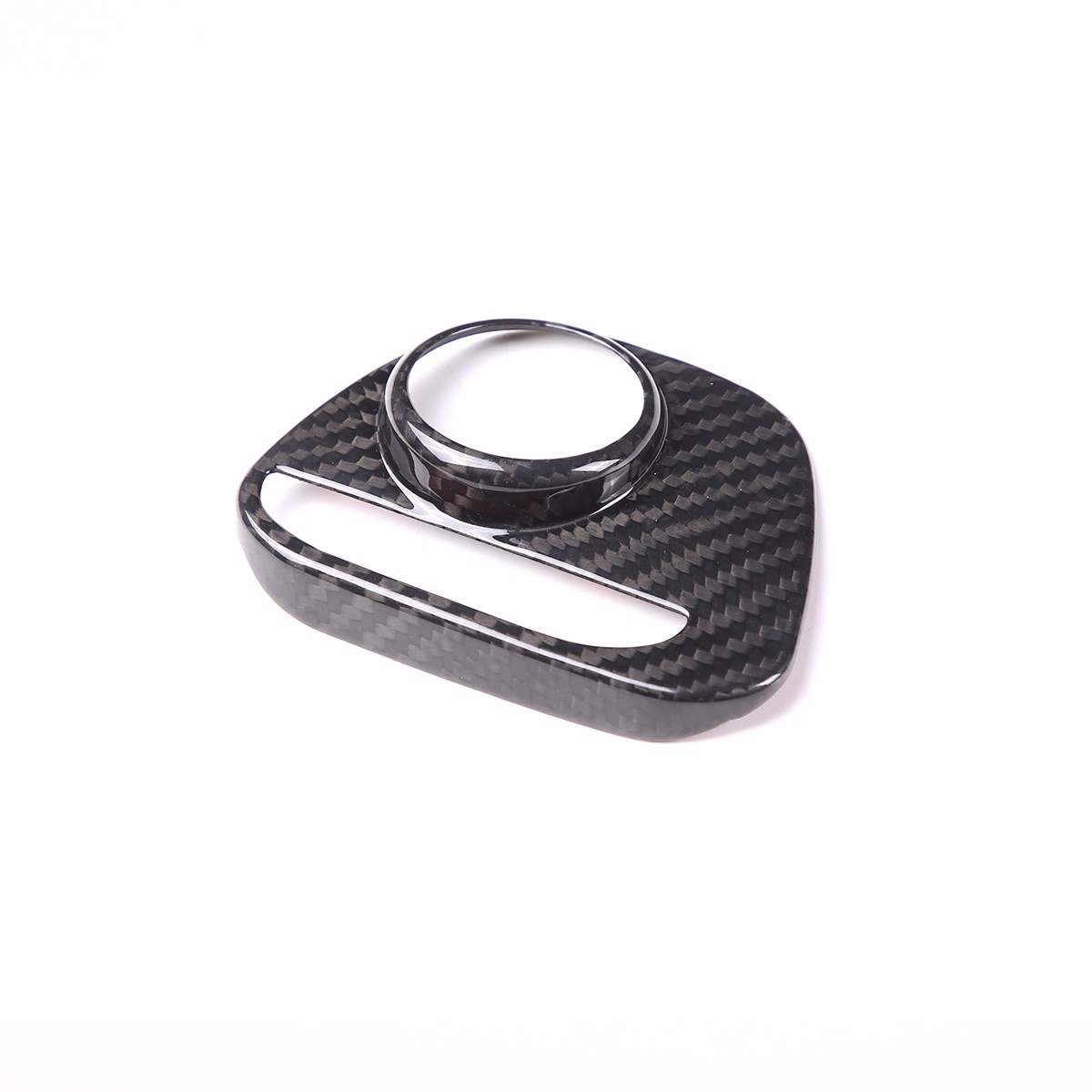 Real Carbon Fiber Interior VDA Push Button Switch Trim For Ferrari 458 2011-2016