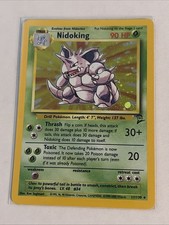 Pokémon TCG Nidoking Base Set 2 Holo Unlimited Rare Card 11/130 (NM-/LP +) on eBay