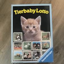 Tierbaby Lotto Ravensburger 1992 Legespiel Vintage 1990er Sammler Rare