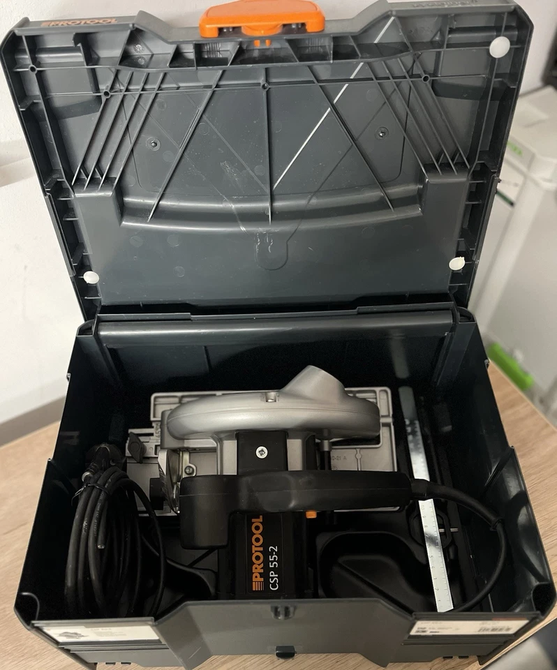 Sierra circular y systainer Protool (Festool) CSP 55-2 raro Foto 3 de 4