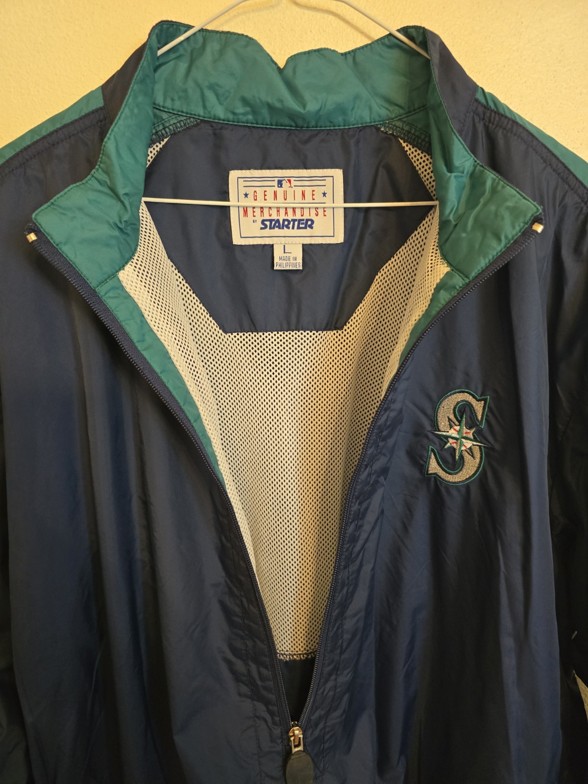 Vintage STARTER Seattle Mariners Jacket Authentic… - image 4