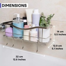 Premium Shower Caddy - Shampoo, Soap, Body Wash, Holder, Organizer, Shelf