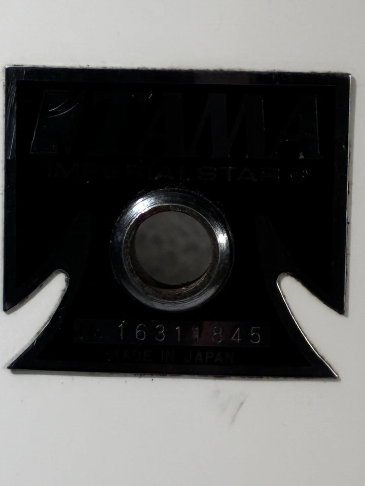 Tambor Tom Tama Imperialstar 16” X 16” de piso vintage años 80 BLANCO MIJ Foto 3 de 4