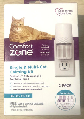 Comfort Zone Single & Multi-Cat Calming Kit, 2 Pack 4411
