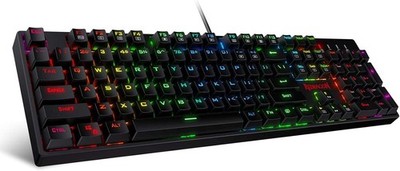 Reddragon Surara K582RGB | Mechanische Kabel Gaming Tastatur | QWERTY Layout