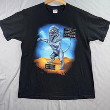 Vintage 1997-1998 Rolling Stones Bridges to Babylon World Tour T-Shirt XL
