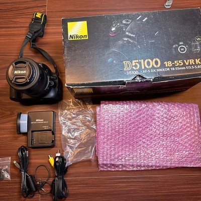 Nikon D D5100 16.2MP Digital SLR Camera - Black (Kit w/ AF-S DX VR