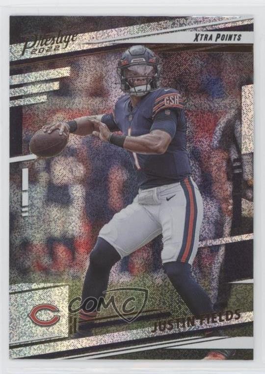 2022 Panini Prestige Xtra Points Galaxy Justin Fields #48 0j8f