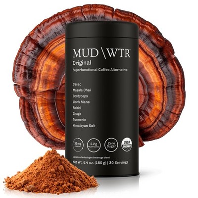 MUDWTR Original Mushroom Coffee Alternative | 2,240mg 30 Servings 