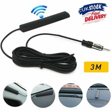 Powerfull Universal Car Hidden Amplified Antenna AM/FM Radio  12V Electroni