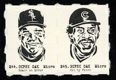 FRANK THOMAS - ANDRE DAWSON Uncut 2-Card Panels RARE Baseball MICRO Cards